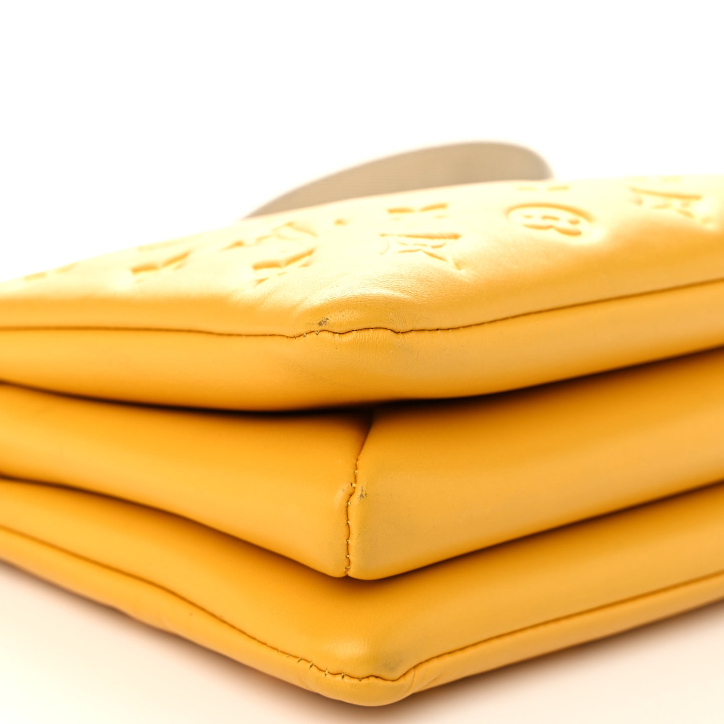 Lambskin Embossed Monogram Coussin PM Sunflower