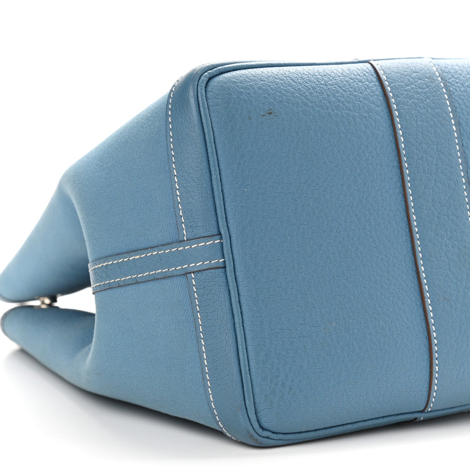 Hermes Negonda Garden Party Tote 36 MM Blue Jean 8 of 12