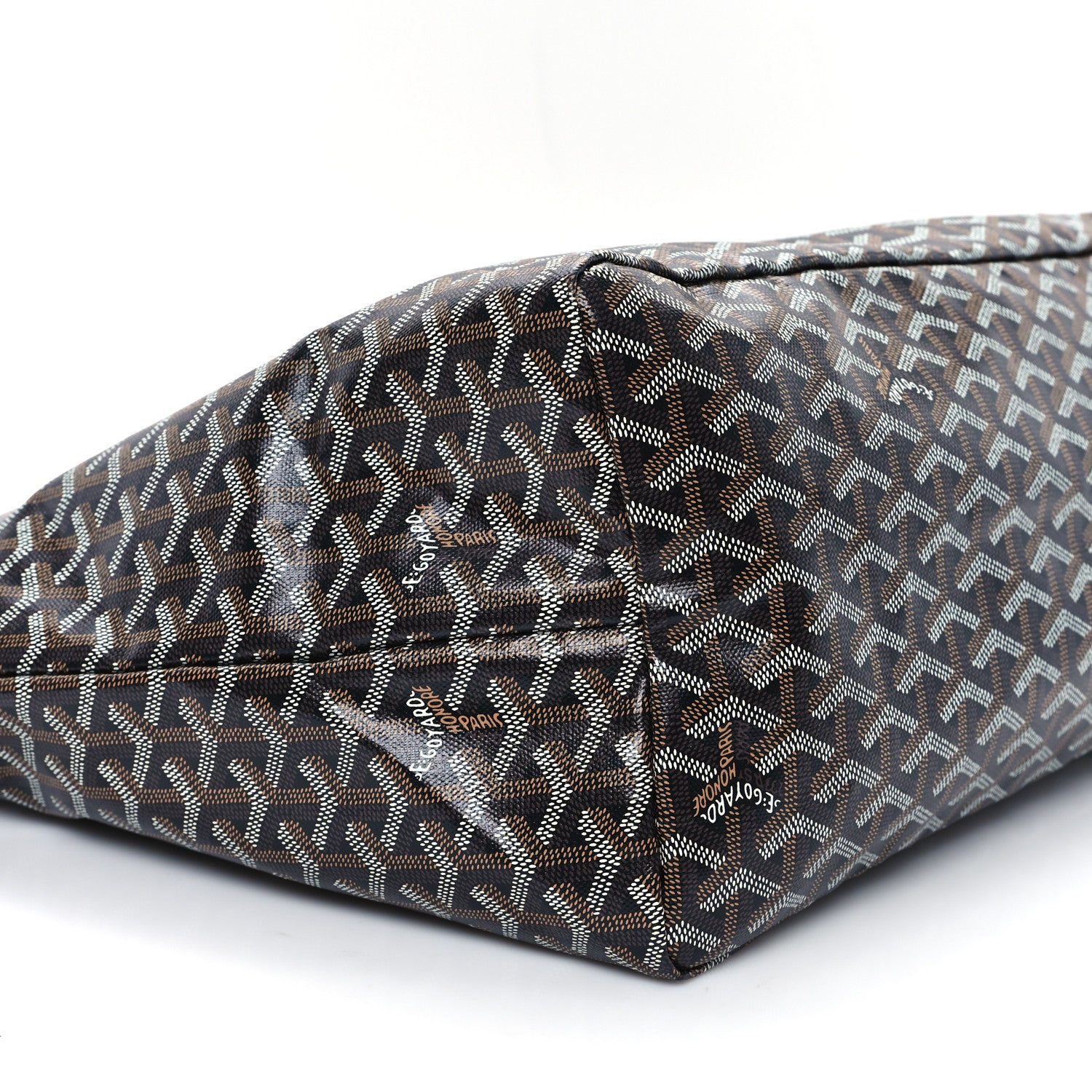 Goyard Goyardine Saint Louis GM Black Gold 10 of 11