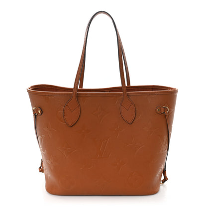 Louis Vuitton Empreinte Monogram Giant Neverfull MM Cognac 1 of 11