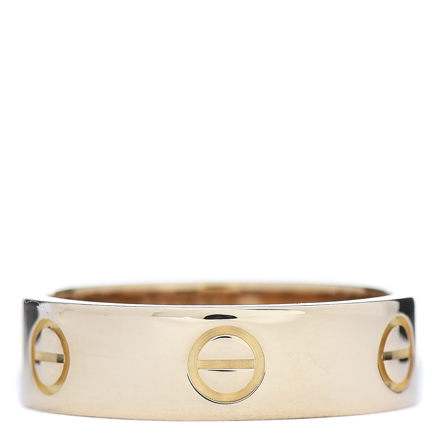 Cartier 18K Yellow Gold 5.5mm LOVE Ring 58 8.5 1 of 4