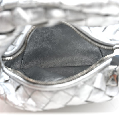 Bottega Veneta Metallic Nappa Intrecciato Mini Jodie Silver 5 of 9