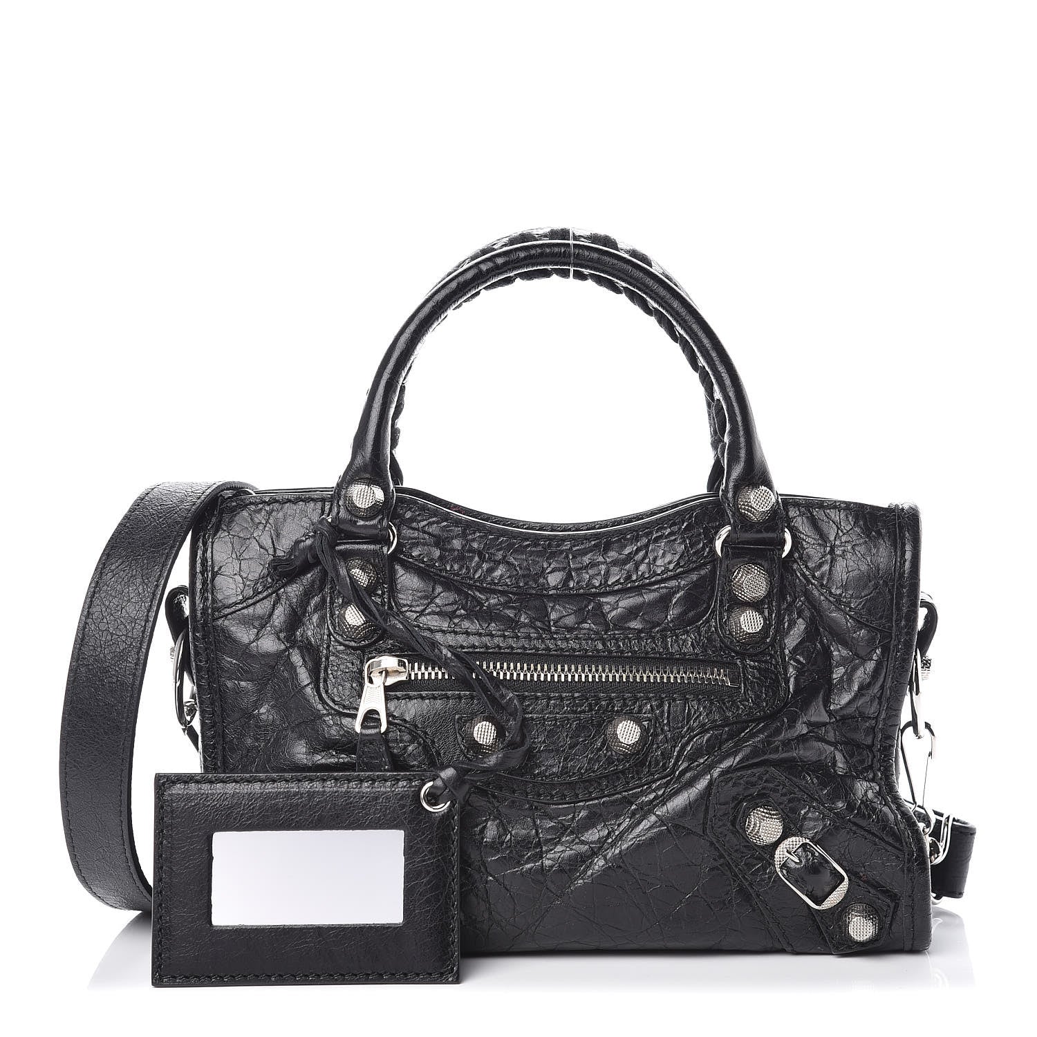 Balenciaga Agneau Giant 12 Silver Hardware Mini City Black 1 of 11