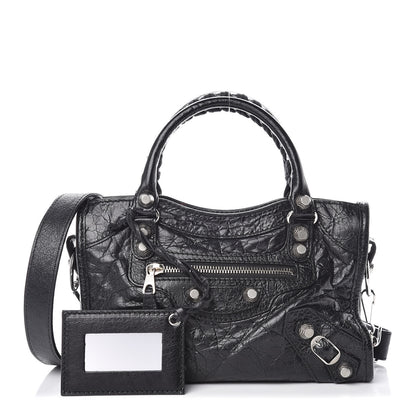 Balenciaga Agneau Giant 12 Silver Hardware Mini City Black 1 of 11