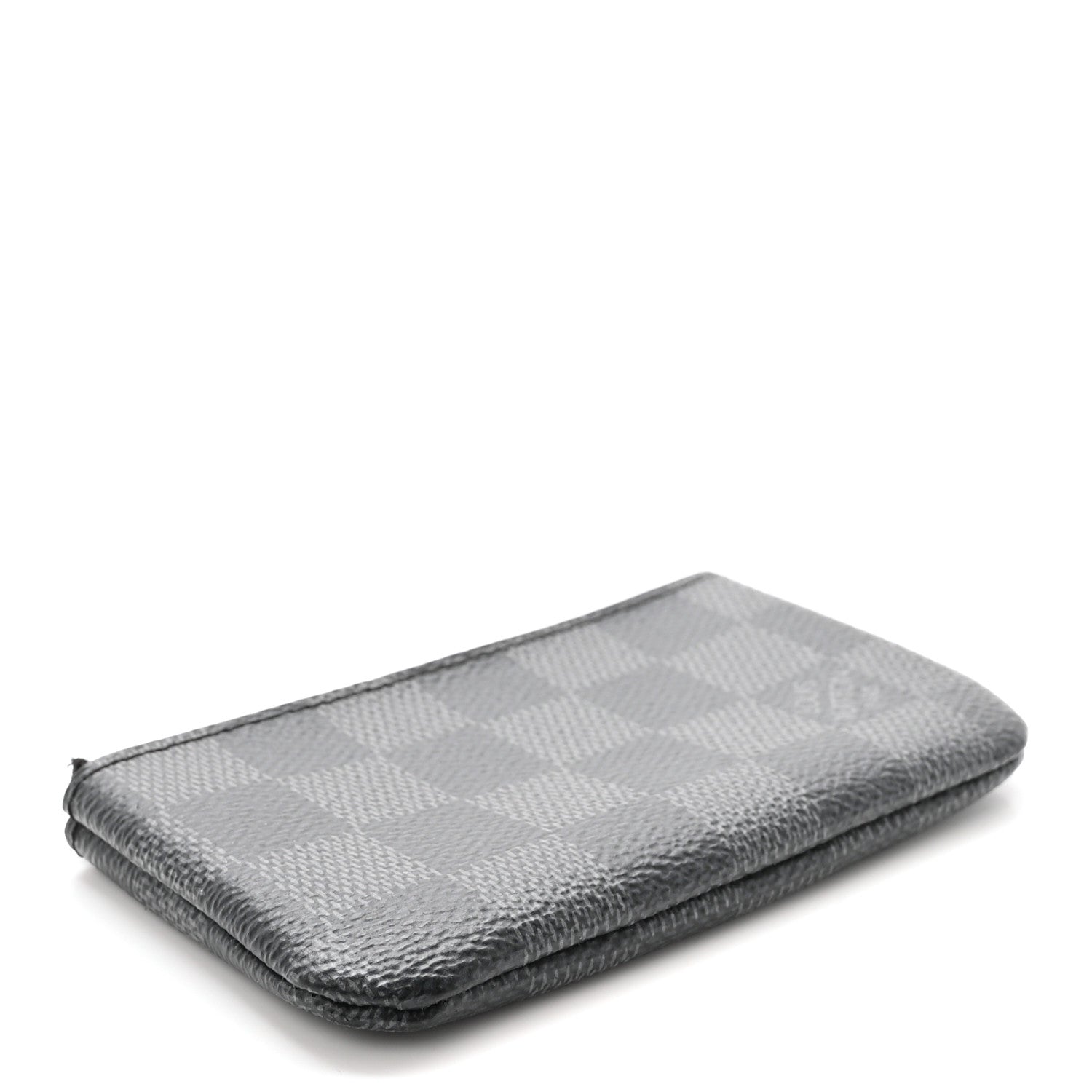 Louis Vuitton グレー ケース Louis Vuitton Damier Graphite Key Pouch 1885763 – FASHIONPHILE
