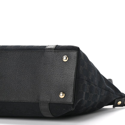 Gucci Monogram Abbey Medium Tote Black 9 of 10