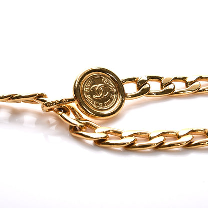 Chanel Metal Chain CC Medallion Belt Gold 6 of 8