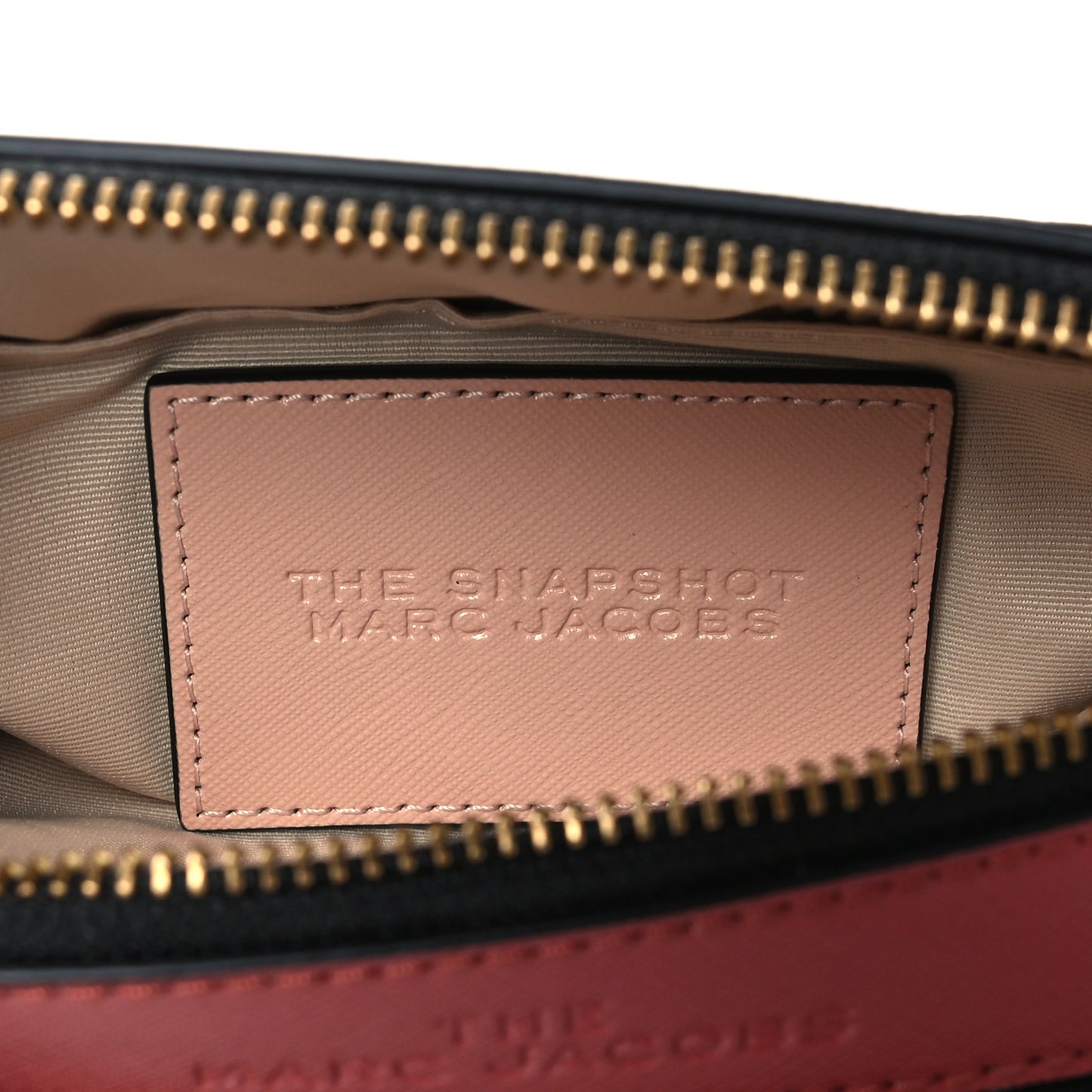 Saffiano Small Snapshot Camera Bag Pink Multicolor