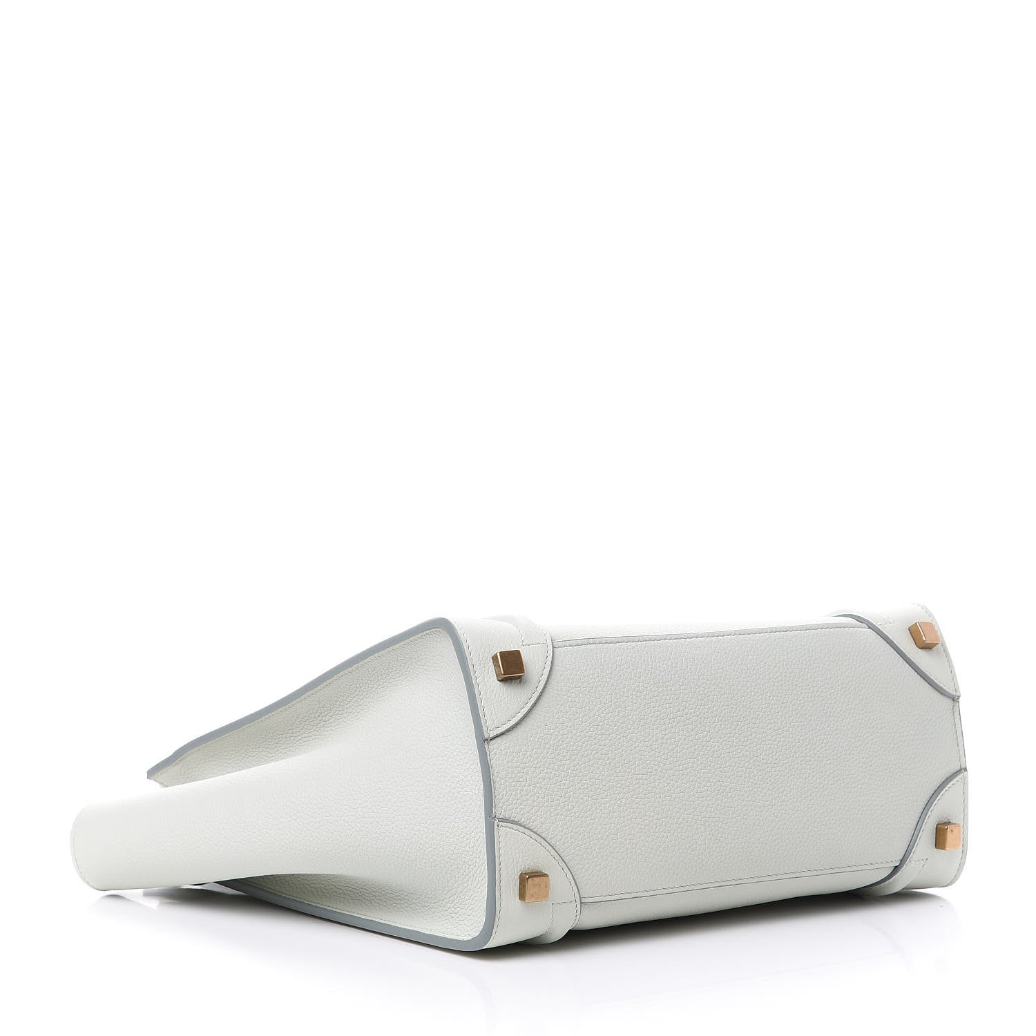 Celine Drummed Calfskin Micro Luggage Jade 3 of 12