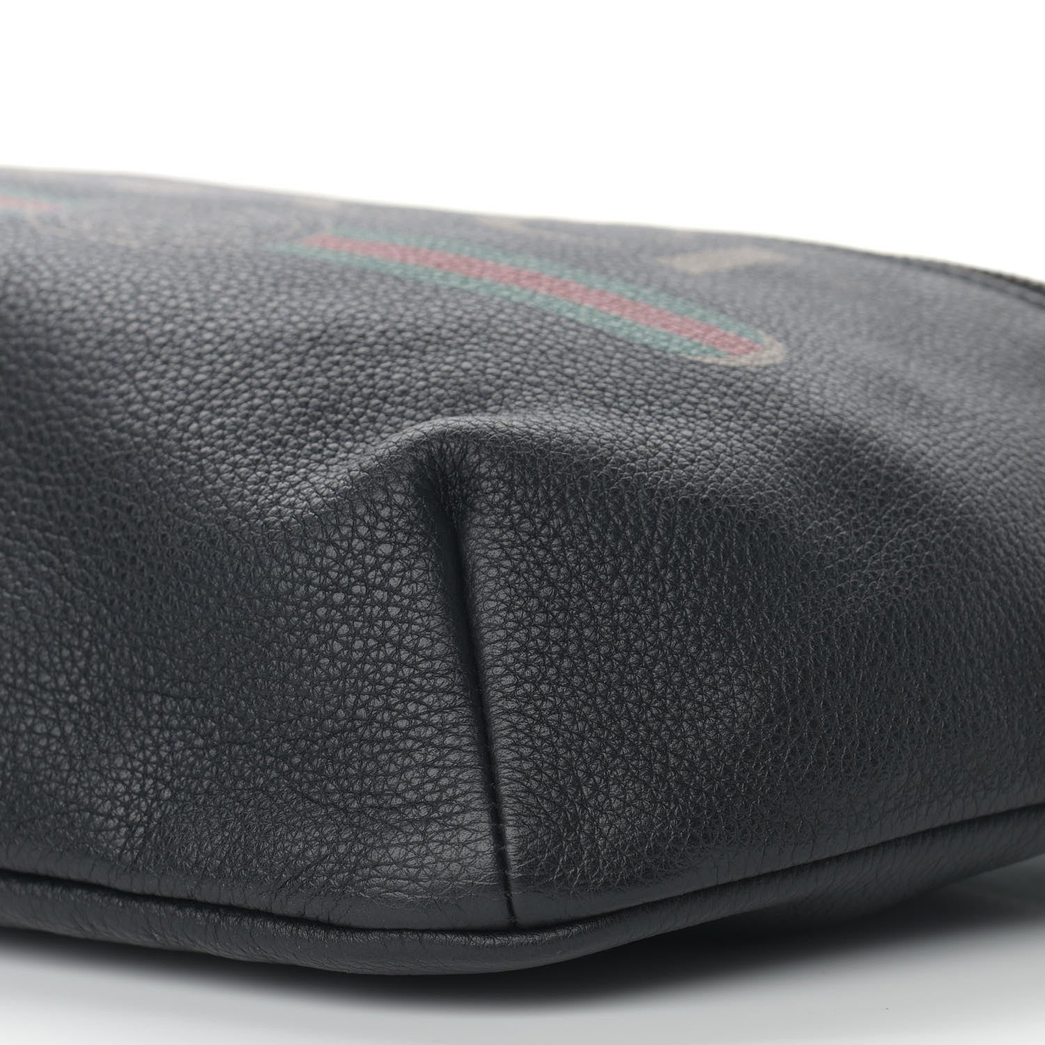 Gucci Grained Calfskin Logo Belt Bag Black 10 of 11