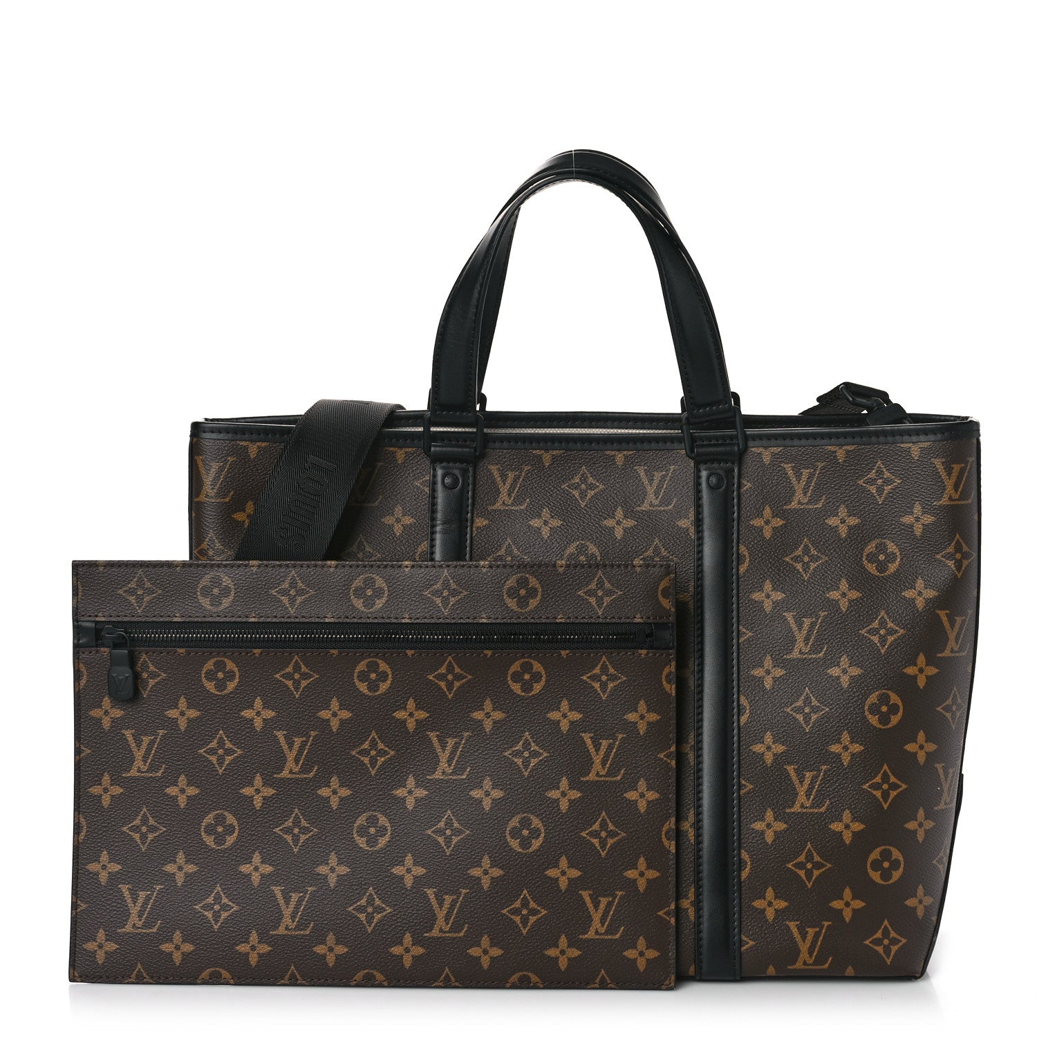 Louis Vuitton Monogram Macassar Weekend Tote PM 9 of 9