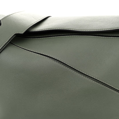 Loewe Calfskin Large Puzzle Bag Dark Sage 7 of 14