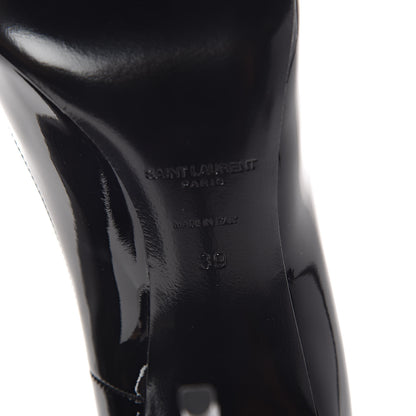 Saint Laurent Patent Calfskin Zoe 105 Pump 39 Black 6 of 8