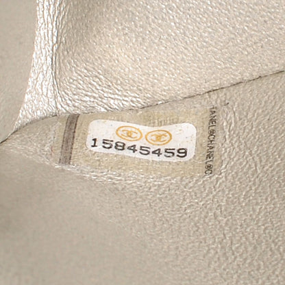 Chanel Iridescent Calfskin Medium Double Flap Light Gold 7 of 7