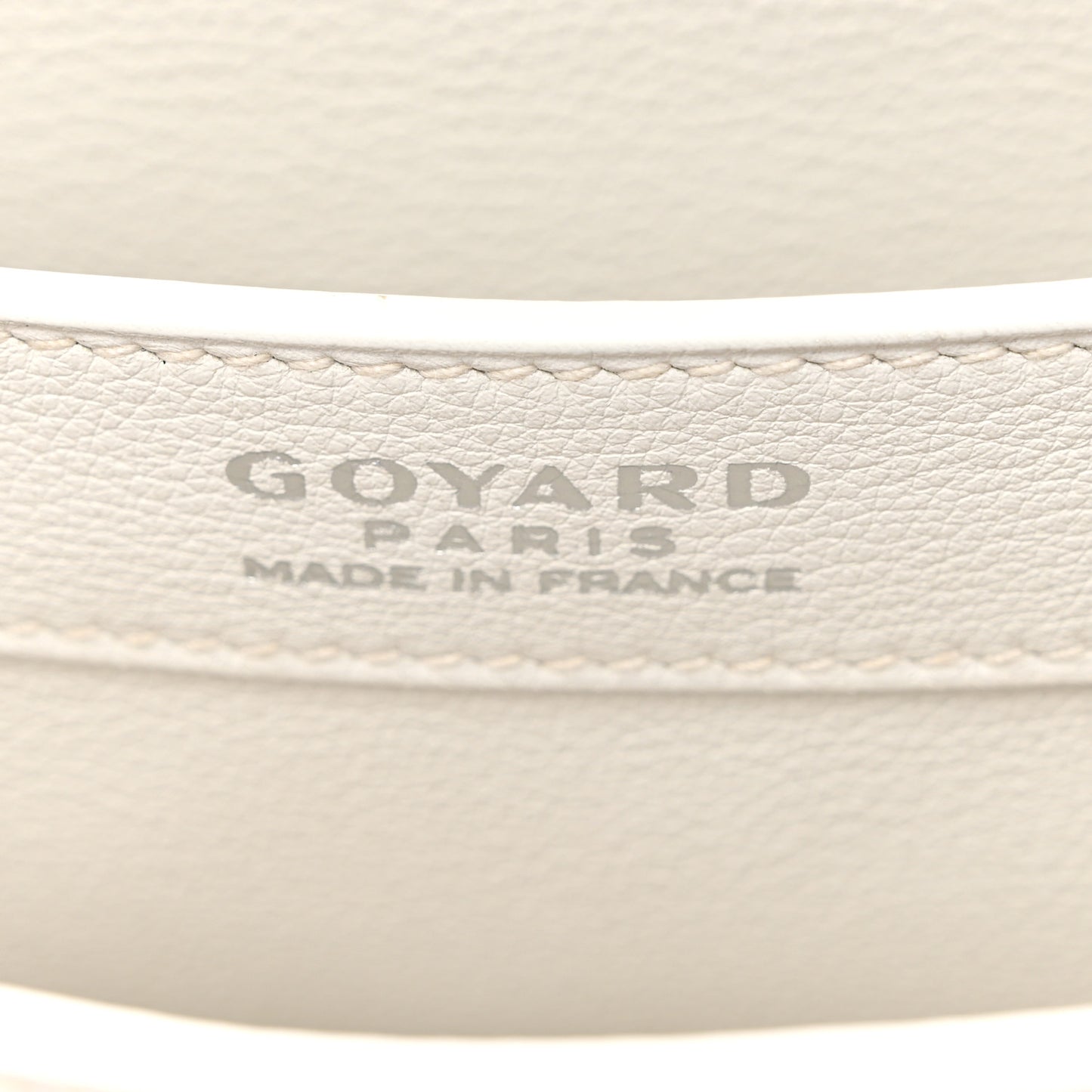 Goyardine 233 PM Shoulder Bag White