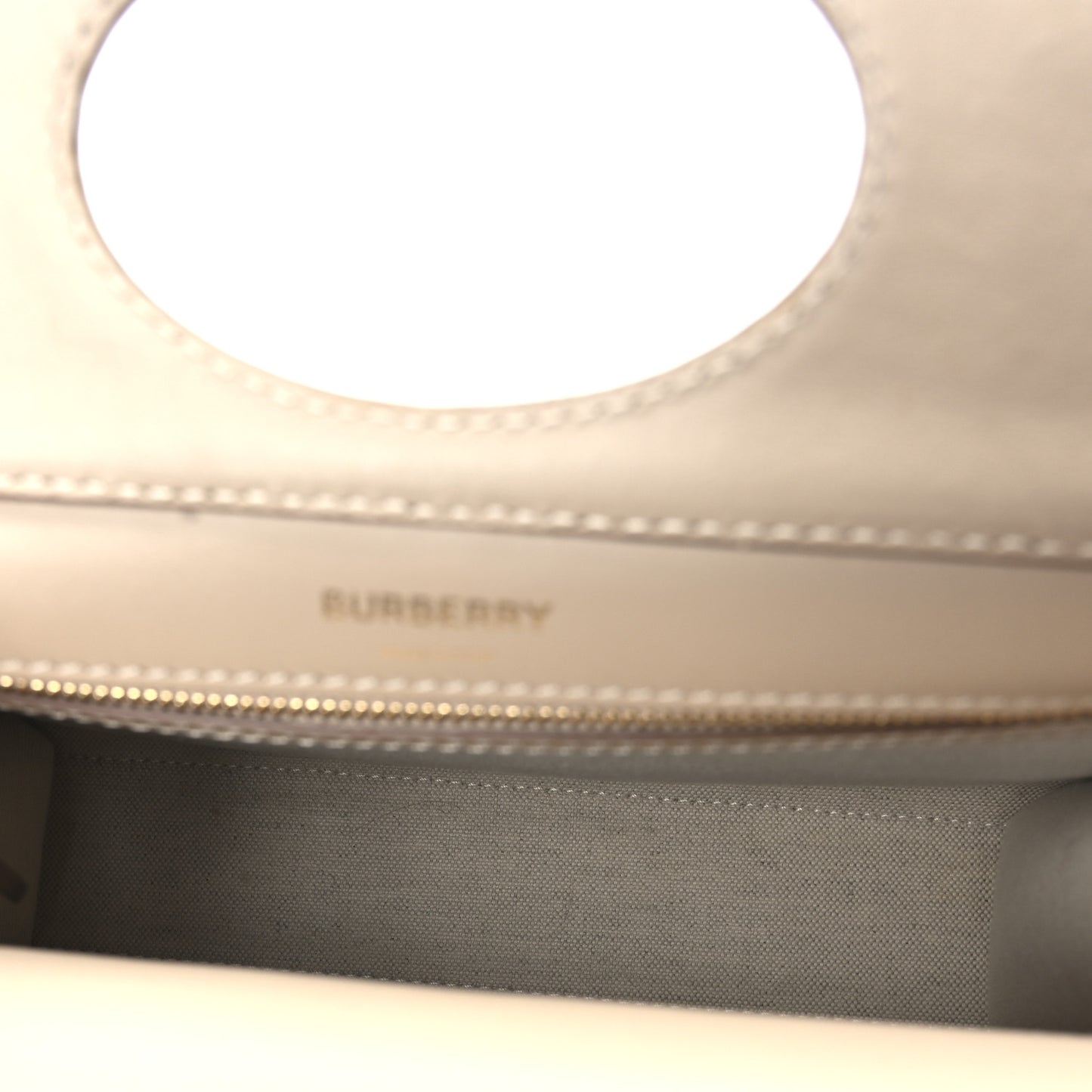 Smooth Calfskin Archive Canvas Check Mini Pocket Bag Dusty Sand