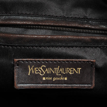 Saint Laurent Patent Medium Downtown Tote Purple 7 of 9