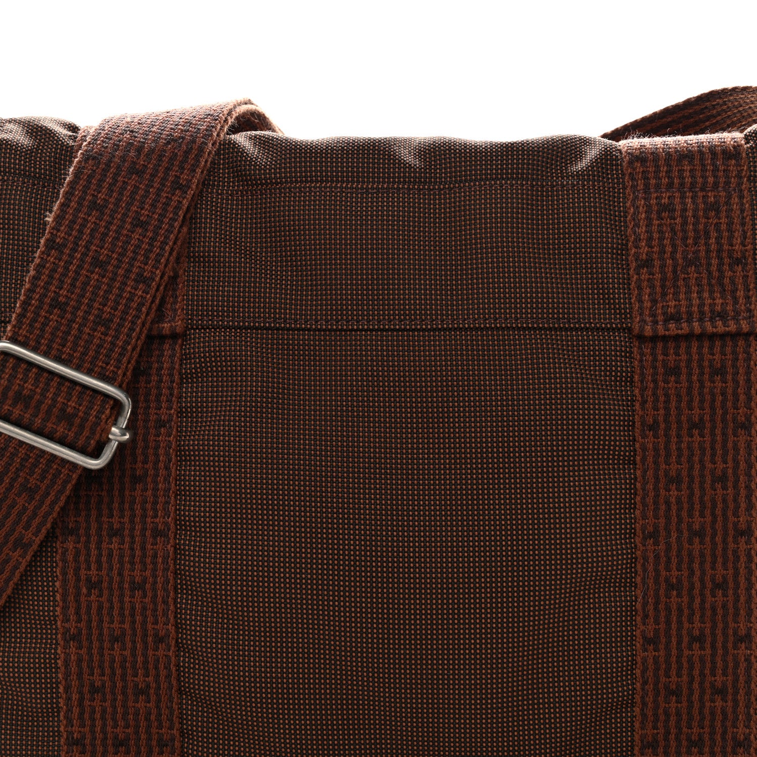 Hermes Canvas Herline Messenger Bag Brown 19 of 31