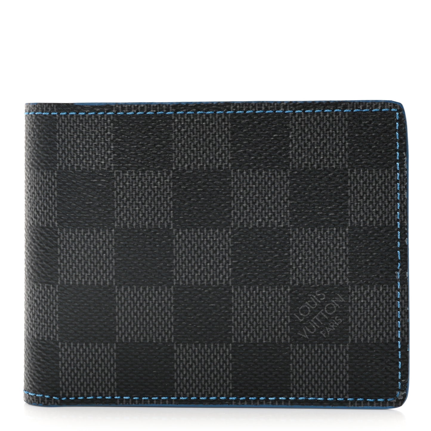 Damier Graphite Slender Wallet Blue