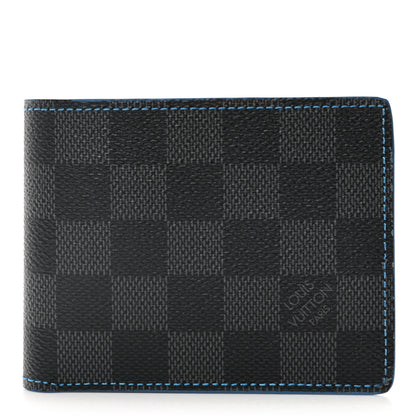 Louis Vuitton Damier Graphite Slender Wallet Blue 1 of 6