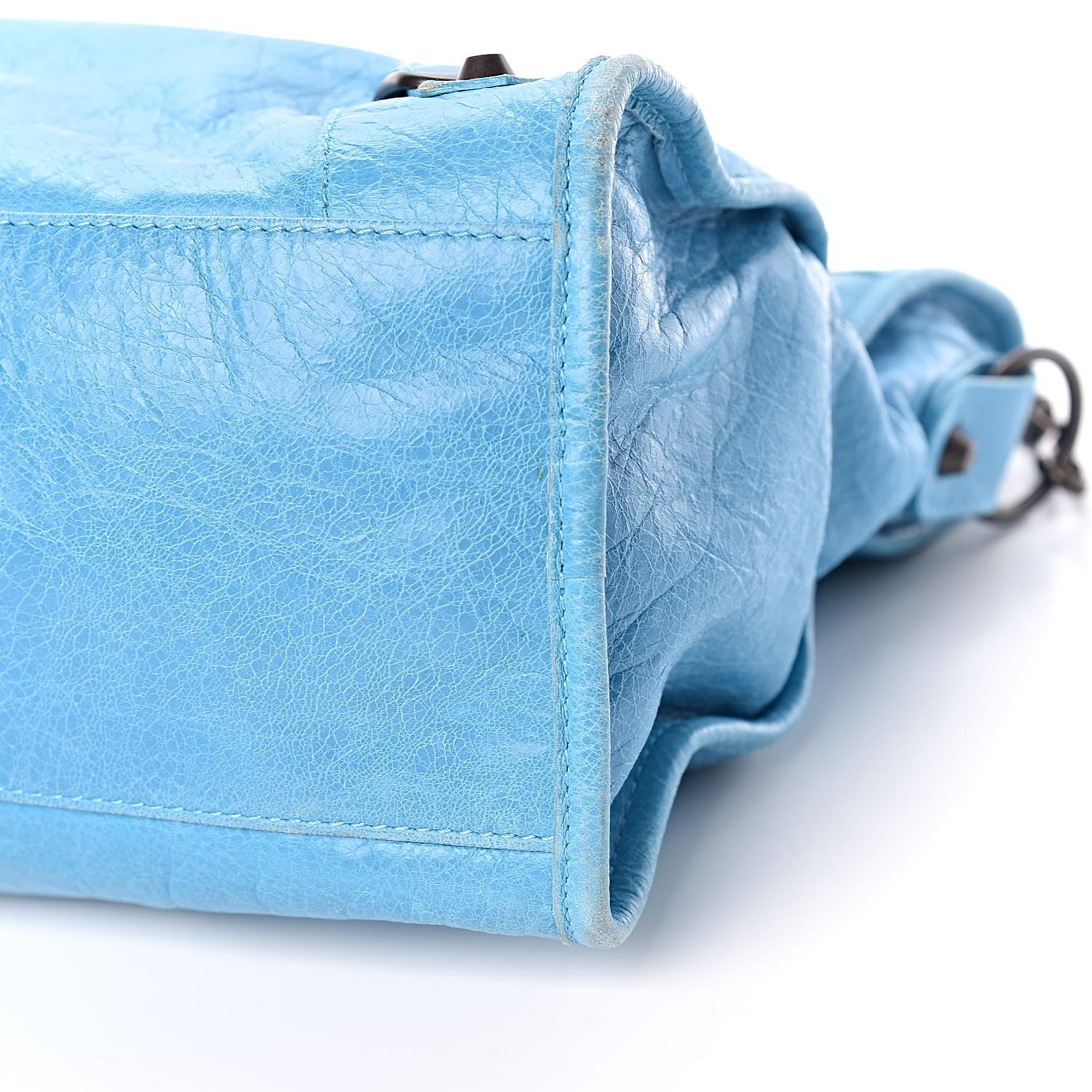 Balenciaga Agneau Classic Hardware City Bleu Paon 6 of 27
