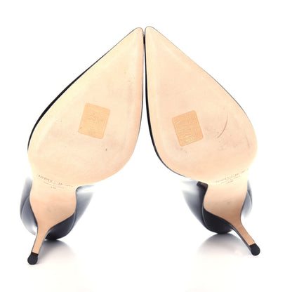 Jimmy Choo Patent Agnes 85 Pumps 38 Black 6 of 10