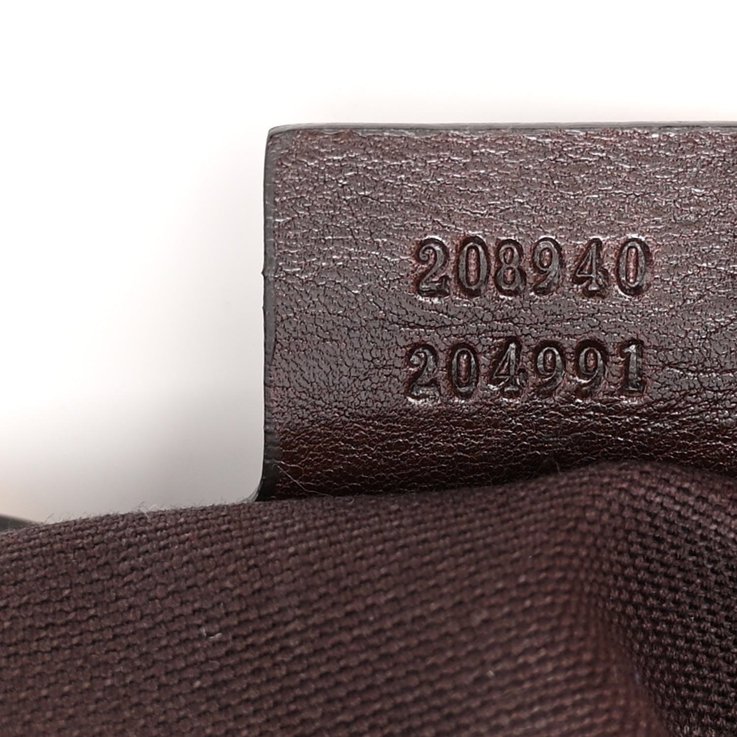 Gucci Crystal Monogram Large Babouska Vertical Shopping Tote Brown 7 of 12