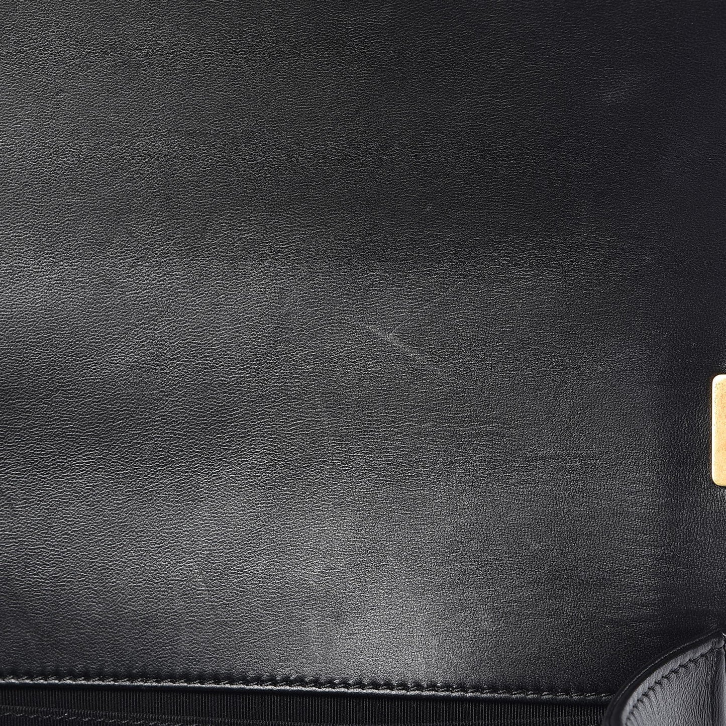 Lambskin Quilted Medium Boy Flap Black