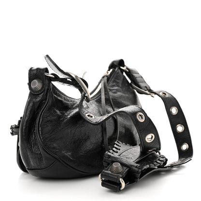 Balenciaga Agneau Arena Le Cagole Shoulder Bag XS Black 4 of 16