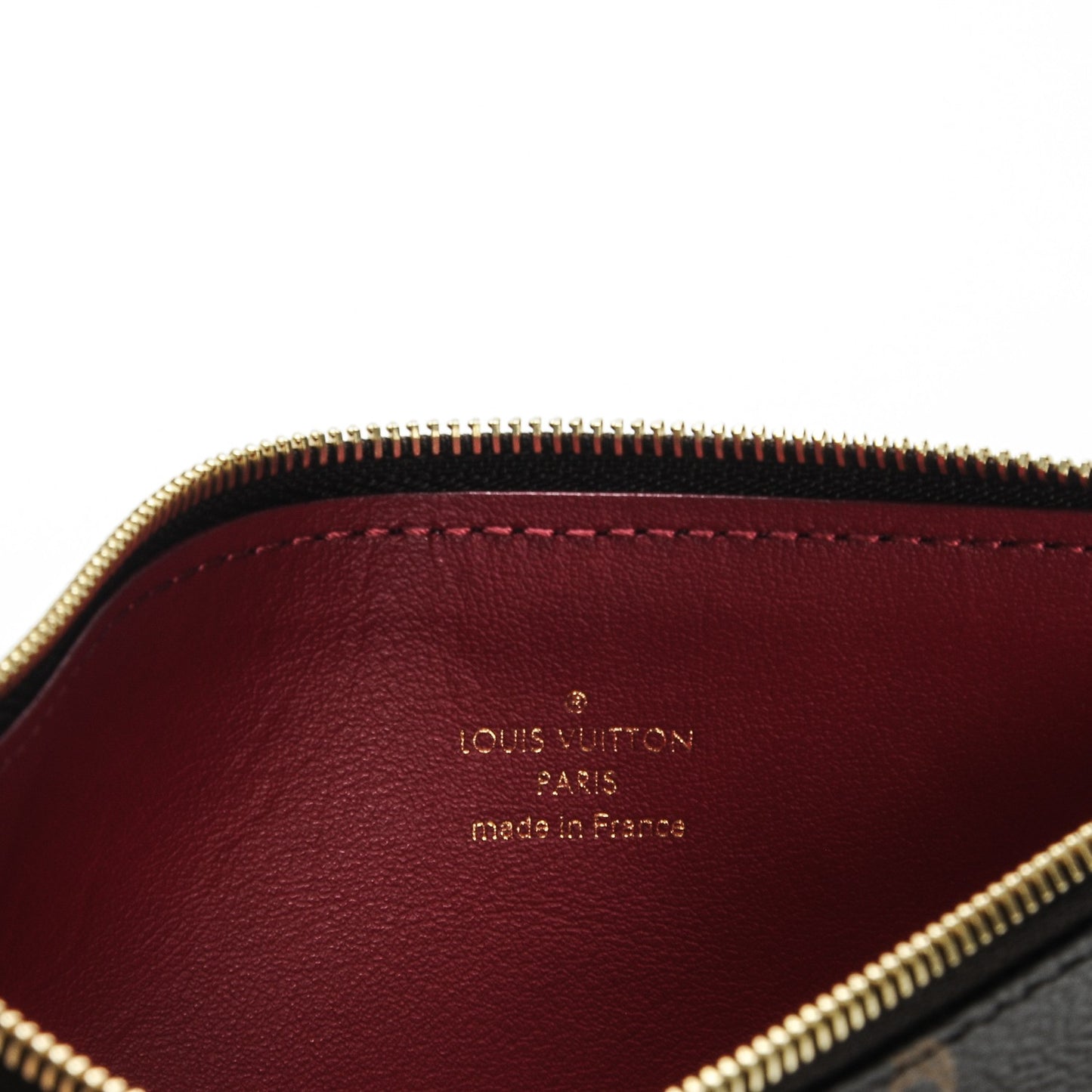 Monogram Felicie Chain Wallet Zippered Insert