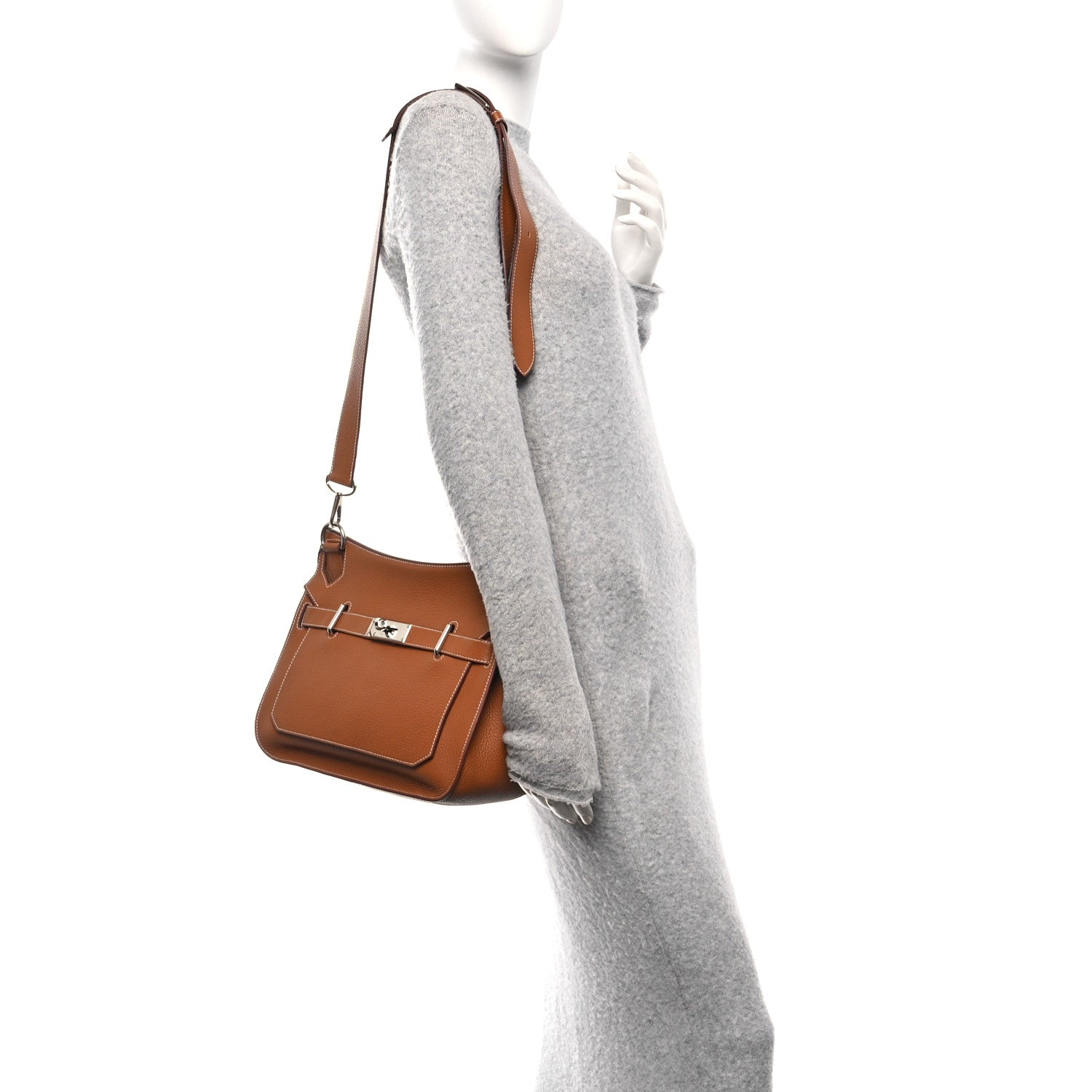 Hermes Taurillon Clemence Jypsiere 31 Gold 2 of 10