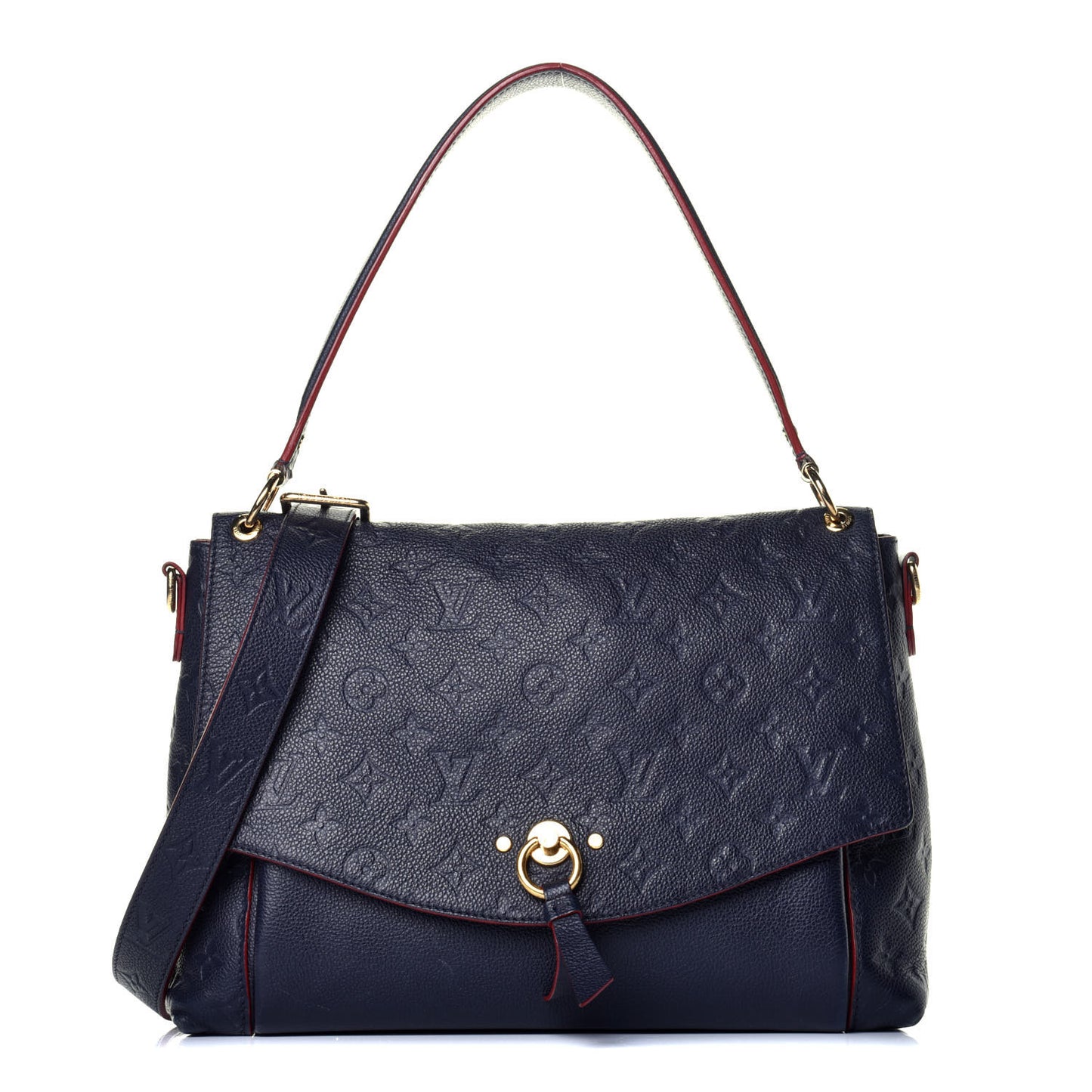 Empreinte Blanche MM Marine Rouge