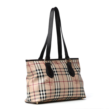 Burberry Haymarket Check Medium Regent Tote Chocolate 2 of 7