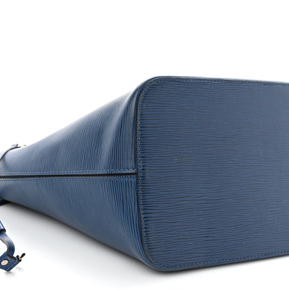 Louis Vuitton Epi Neverfull MM Indigo 10 of 11