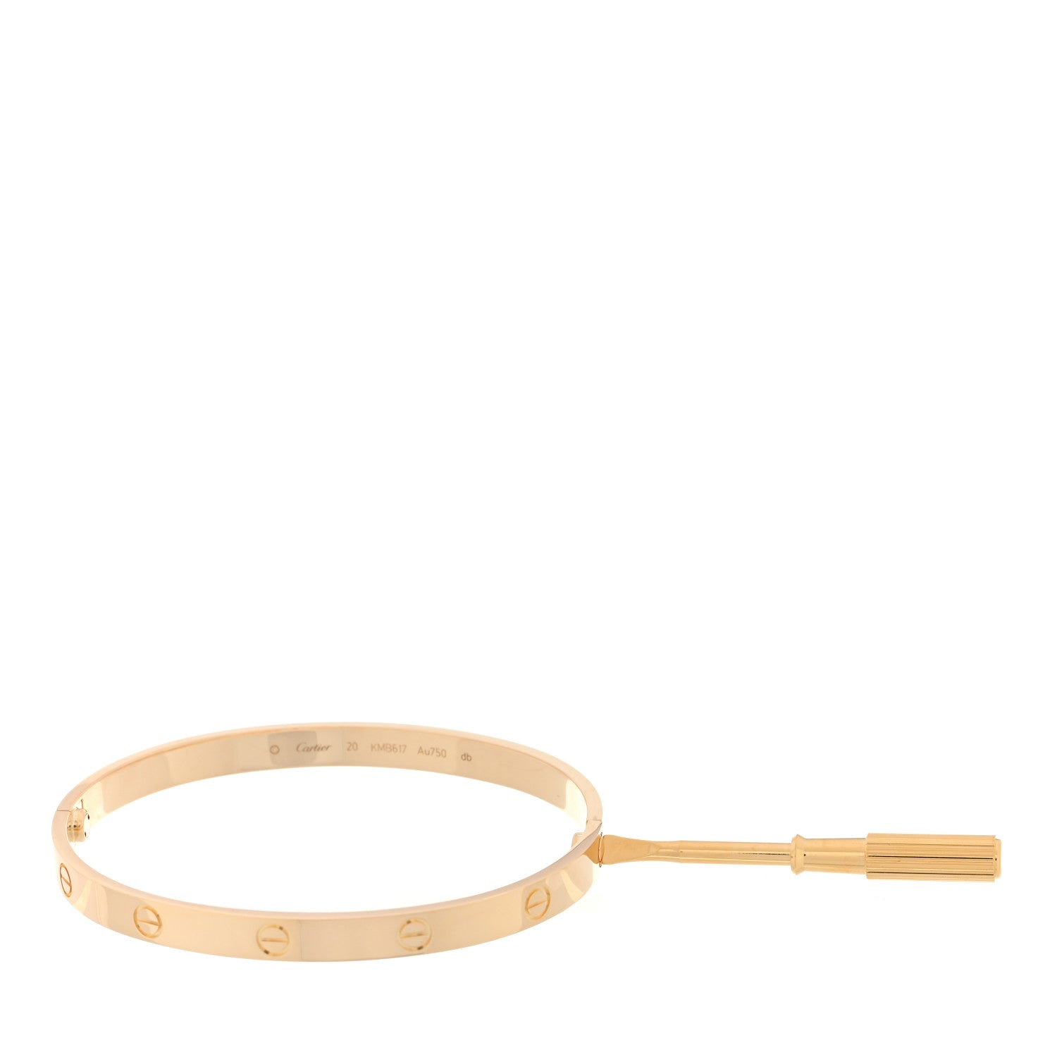 Cartier 18K Yellow Gold LOVE Bracelet 20 4 of 5