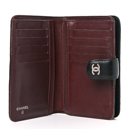 Chanel Lambskin Quilted Zipped Pocket Wallet Black 5 of 20