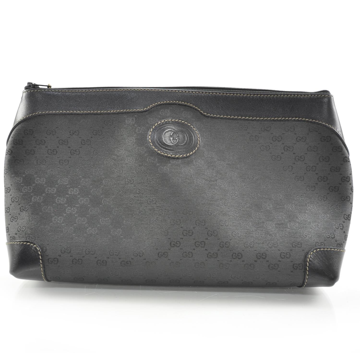 Gucci Monogram Cosmetic Pouch Black 4 of 9