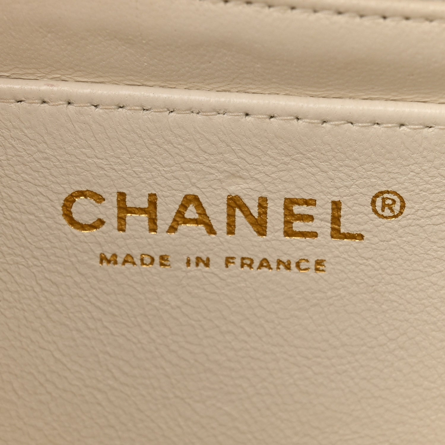 Chanel Caviar Quilted Jumbo Single Flap White 6 of 14