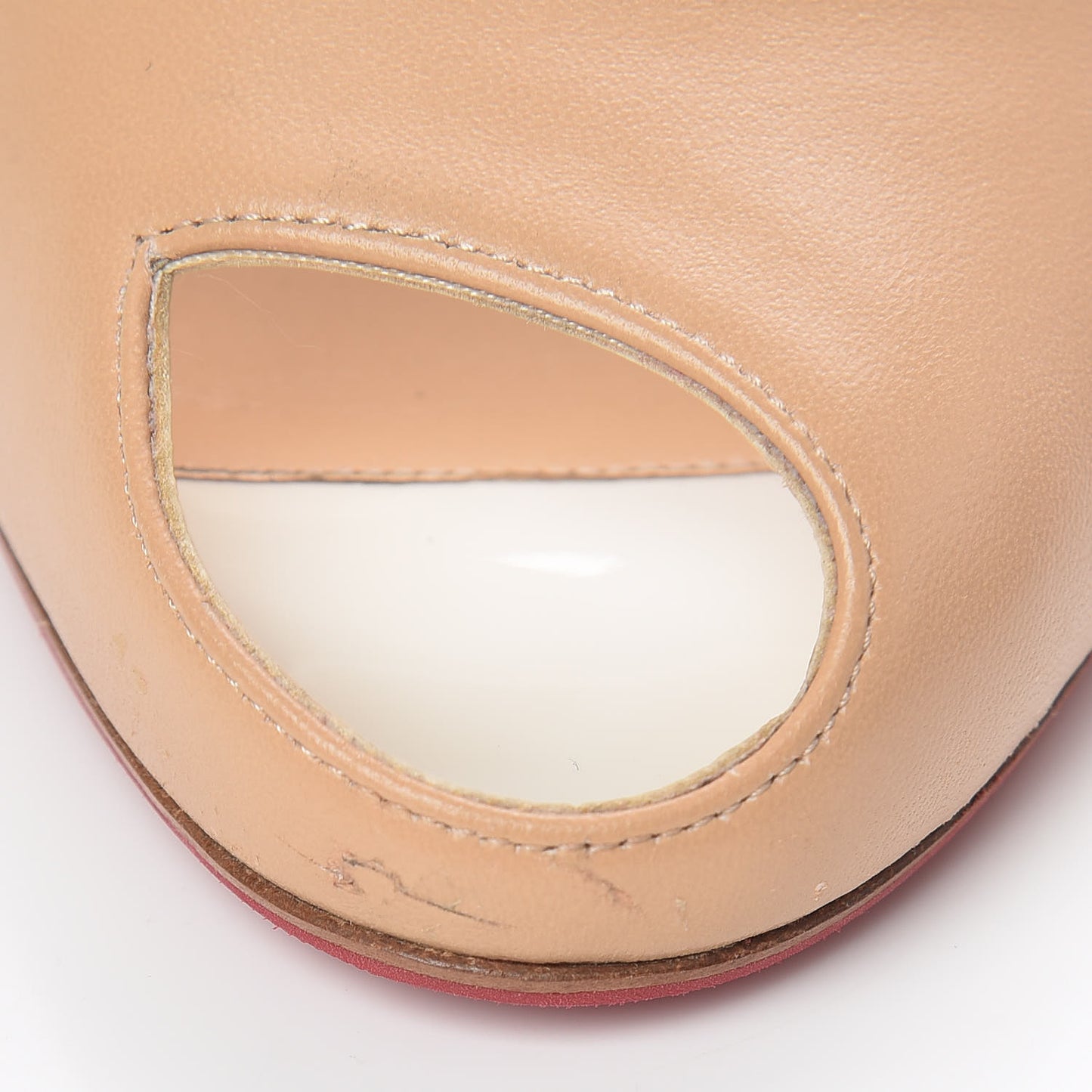 Shiny Patent Nappa Troulili 100 Pumps 38.5 Doudou Latte