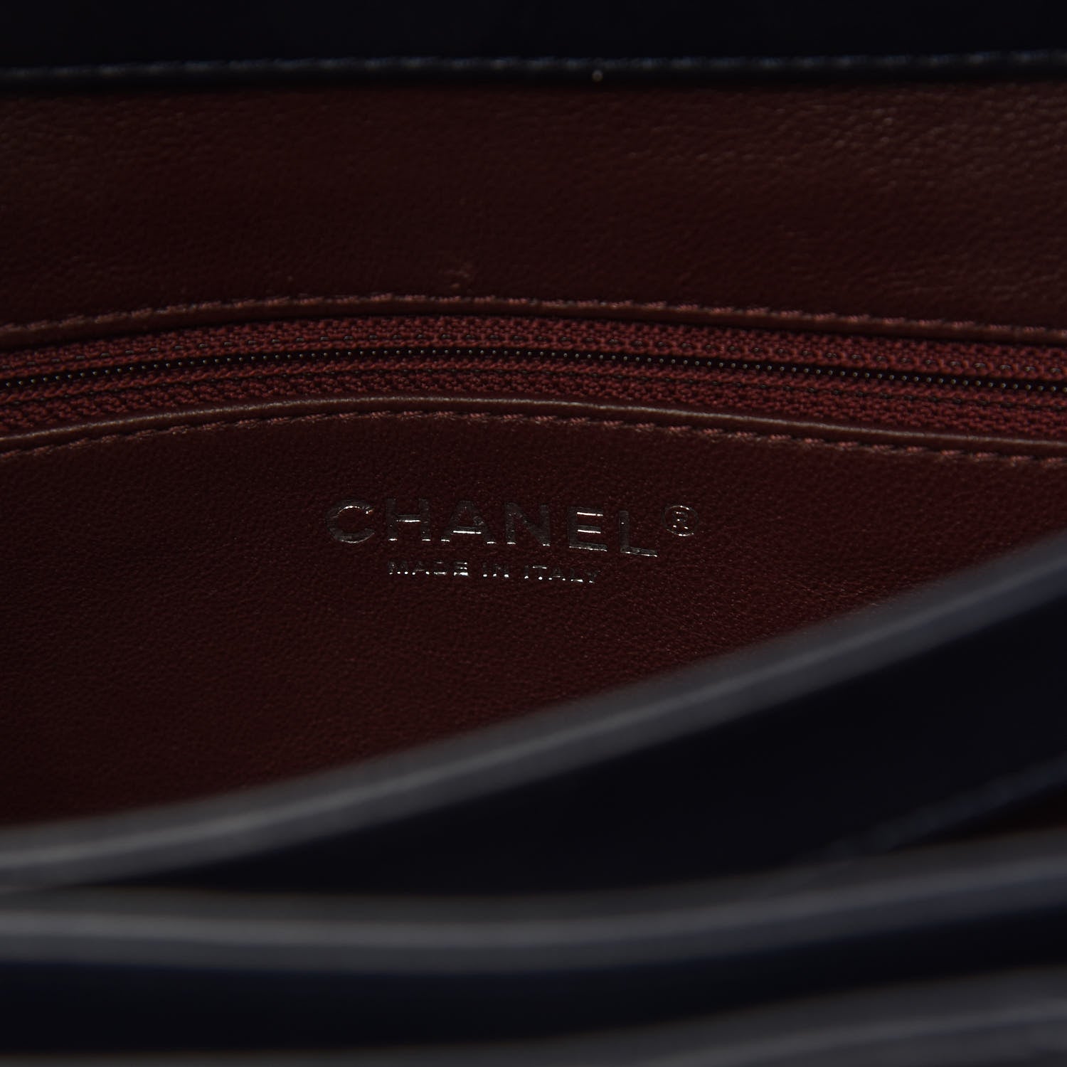 Chanel Lambskin Quilted Large Trendy CC Flap Dual Handle Bag Navy 8 of 10