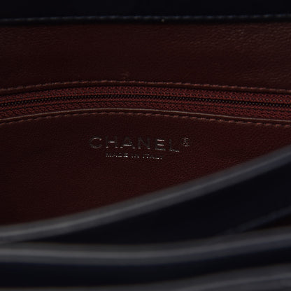 Chanel Lambskin Quilted Large Trendy CC Flap Dual Handle Bag Navy 8 of 10