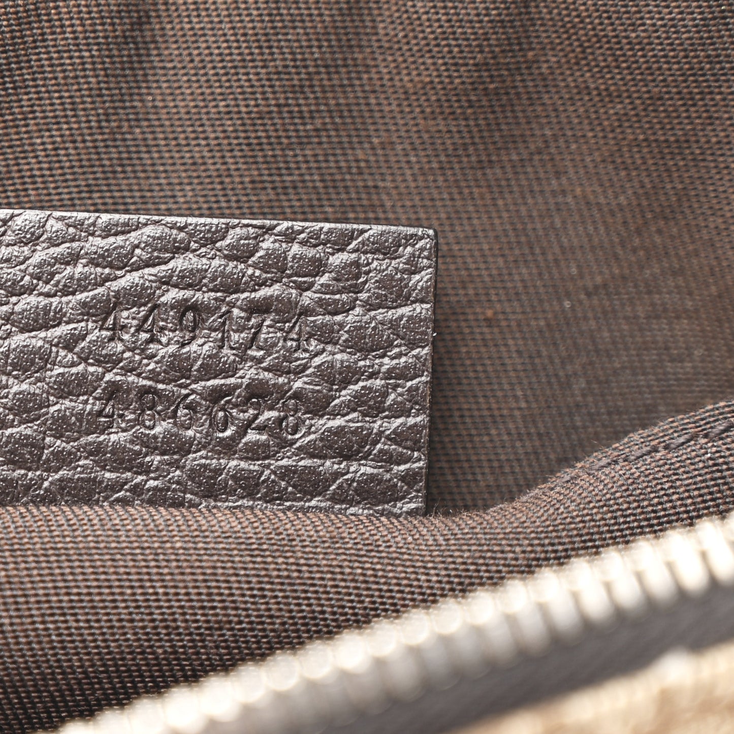 Monogram Belt Bag Dark Brown