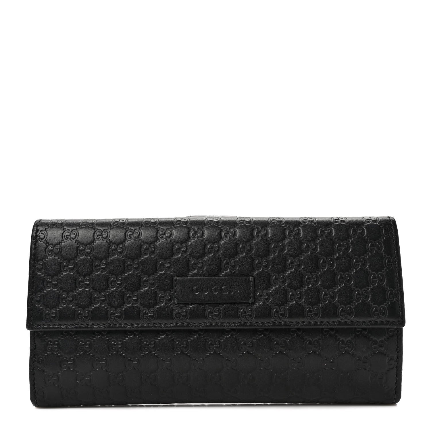 Gucci Microguccissima Continental Flap Wallet Black 1 of 10