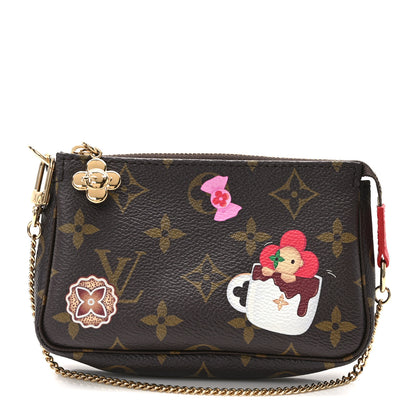 Louis Vuitton Monogram 2024 Christmas Animation Candy Factory Mini Pochette Accessories Candy Red 1 of 10