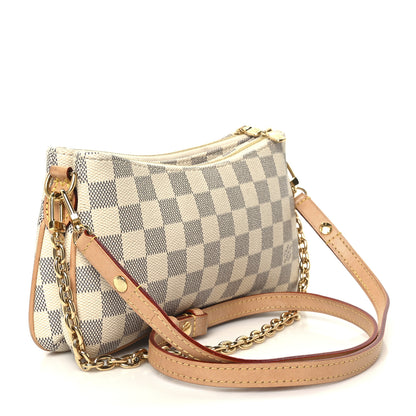 Louis Vuitton Damier Azur Liv Pochette 2 of 10