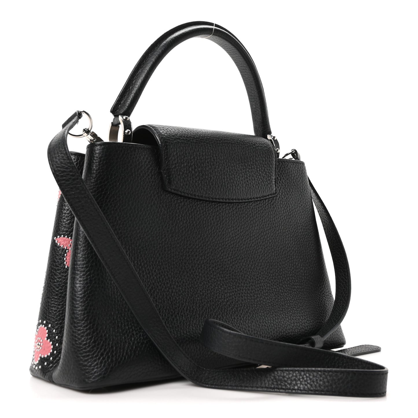 Taurillon Flowers Capucines PM Black