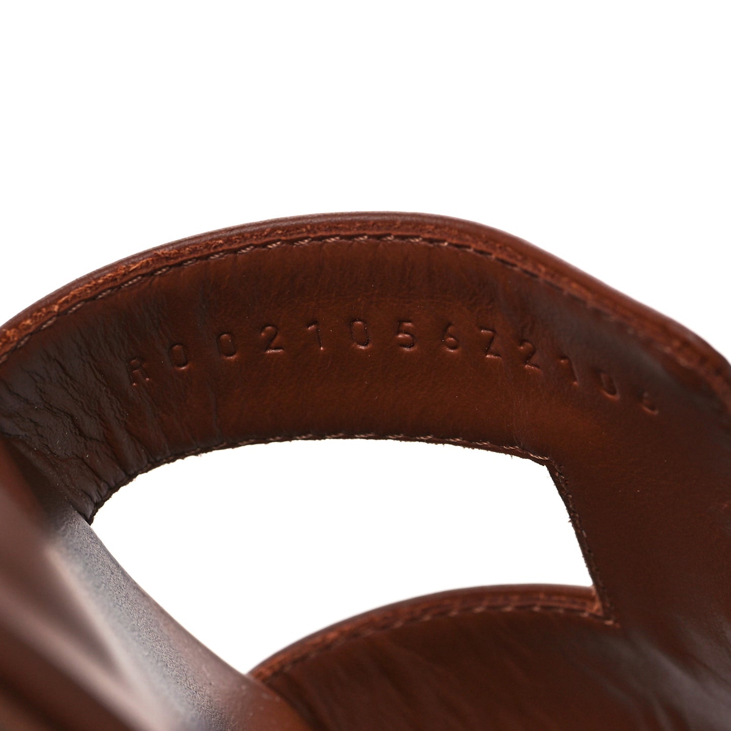 Box Calfskin Oran Sandals 39 Gold