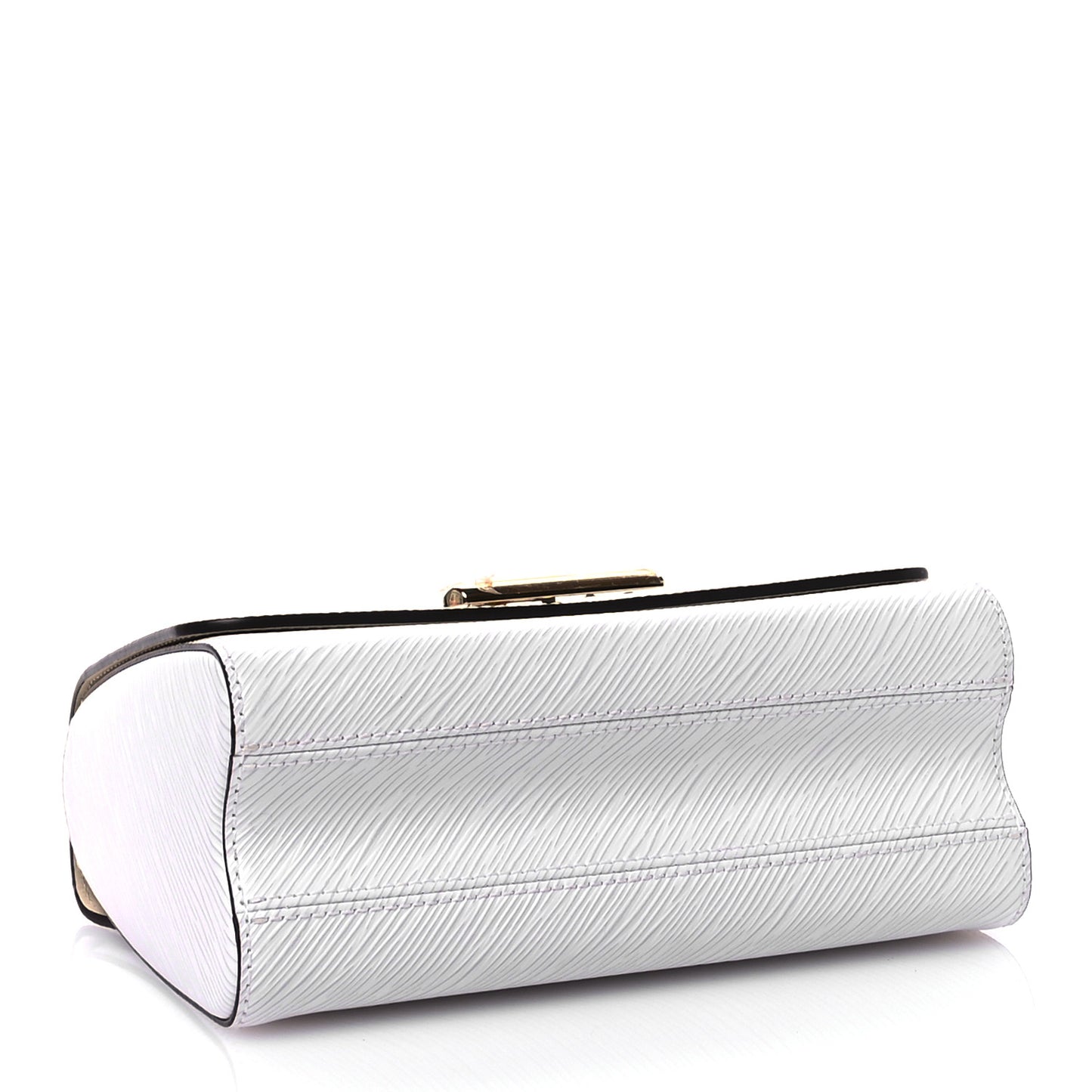 Epi Twist Shoulder Bag MM White Pink