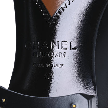 Chanel Smooth Calfskin Mens Loafers 42 Black 8 of 9