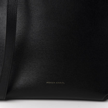 Mansur Gavriel Saffiano Mini Bucket Bag Black Flamma 15 of 15